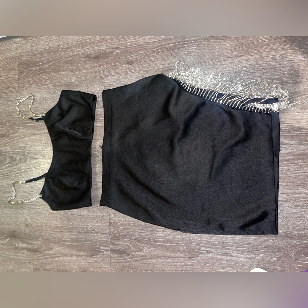 2 piece rhinestone